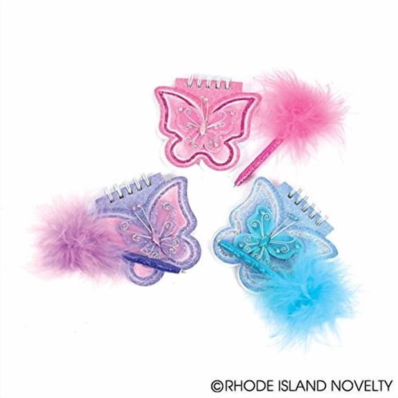 Dozen Butterfly Note Pad with Pen
