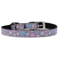 thumbnail image 1 of Butterfly Nylon Dog Collar With Classic Buckle 3/8" Lavender Size 16, 1 of 2
