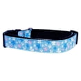 thumbnail image 1 of Butterfly Nylon Ribbon Collar Blue Large, 1 of 1