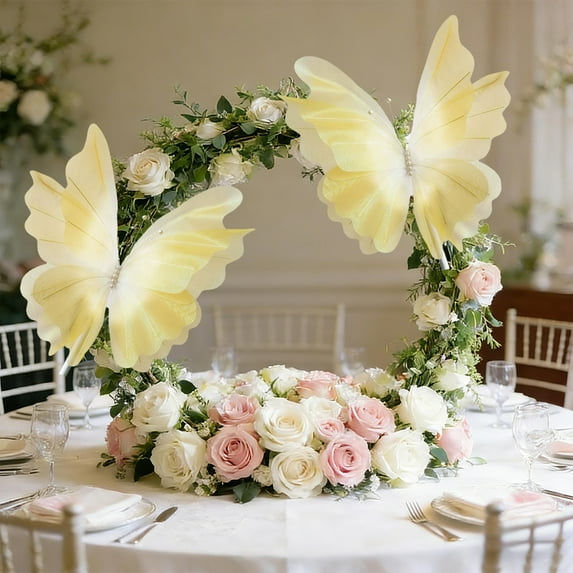 Butterfly Party Decorations 3D PE Butterfly Decoration Huge Butterfly for Birthday Party Baby Shower Wedding Showcase Decoration 12x14in