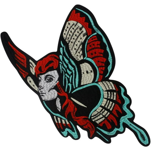 Butterfly Patches Insect Iron on Patches Embroidered Sewing Applique Patches Moth Repair Badge Sticker for DIY Garment Crafts Decor 1 Piece
