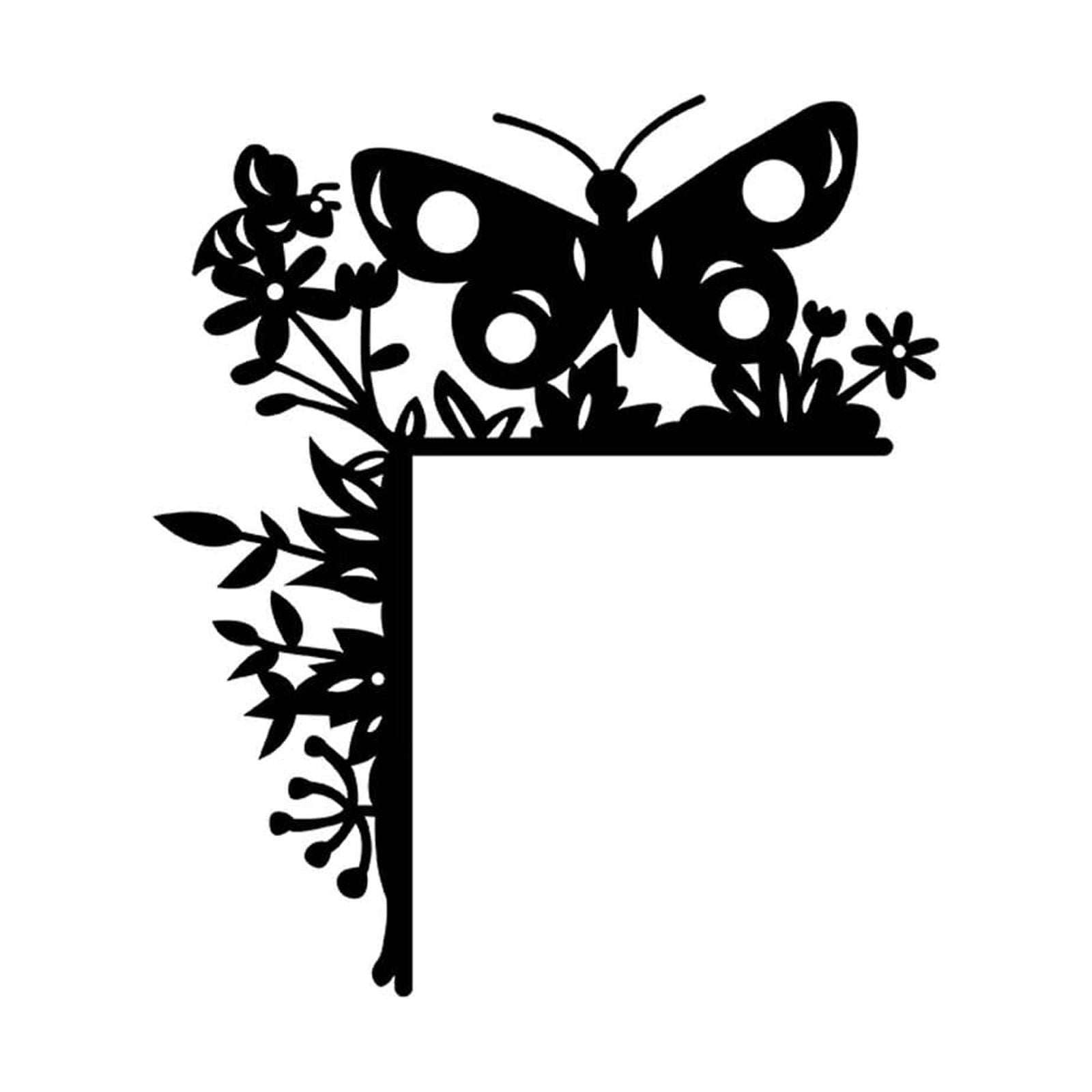 Butterfly Pattern Door Corner Decoration Pendant Reative Door Corner