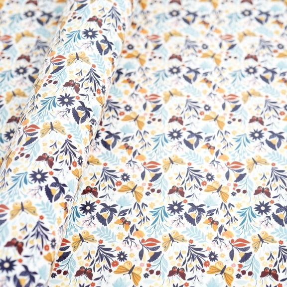 Butterfly Pattern Heat Transfer Vinyl by Make Market 12" x 24" Sheets for Iron-On Apparel & Accessories - Compatible with Most Cutting Machines - Lead & Phthalate Free - 12 Pack