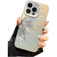 thumbnail image 1 of Butterfly Pattern Mirror Compatible with iPhone Case (White,iPhone 13 Pro), 1 of 6