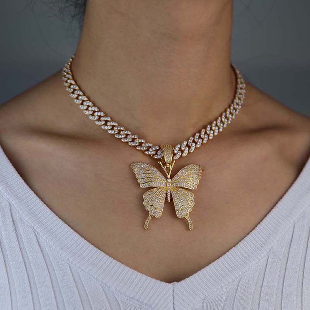 Butterfly chain sale necklace choker