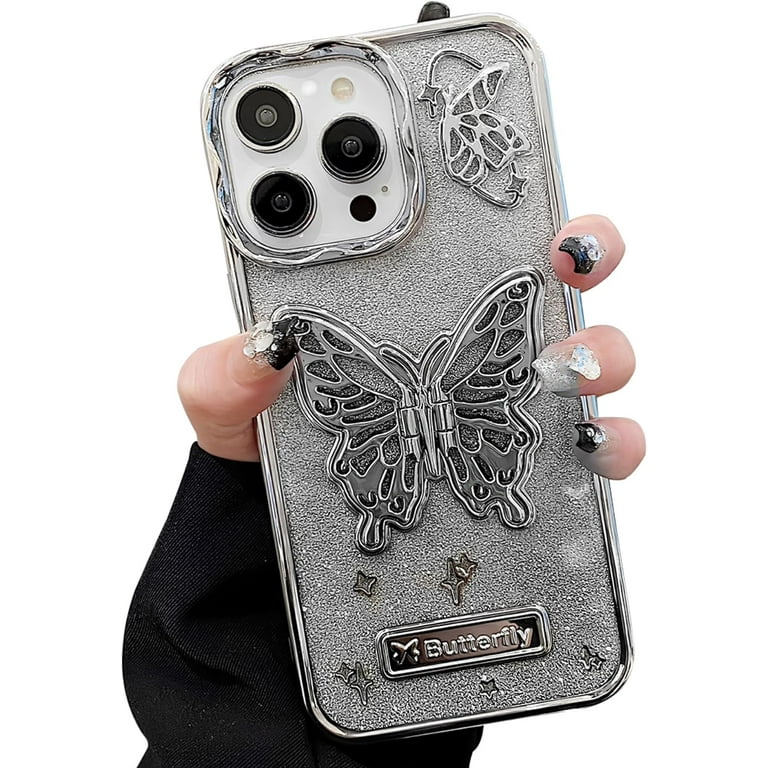 Butterfly Phone Case Compatible with iPhone 12 Pro Max, Luxury