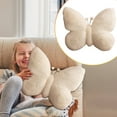thumbnail image 1 of Butterfly Pillow, Decorative Butterfly Shaped Throw Pillow, Soft Butterfly Stuffed Seat Cushion Pad, Plush Pillow Velvet Decorative Animal Pillow for Couch Living Room Bed Decor, 1 of 6