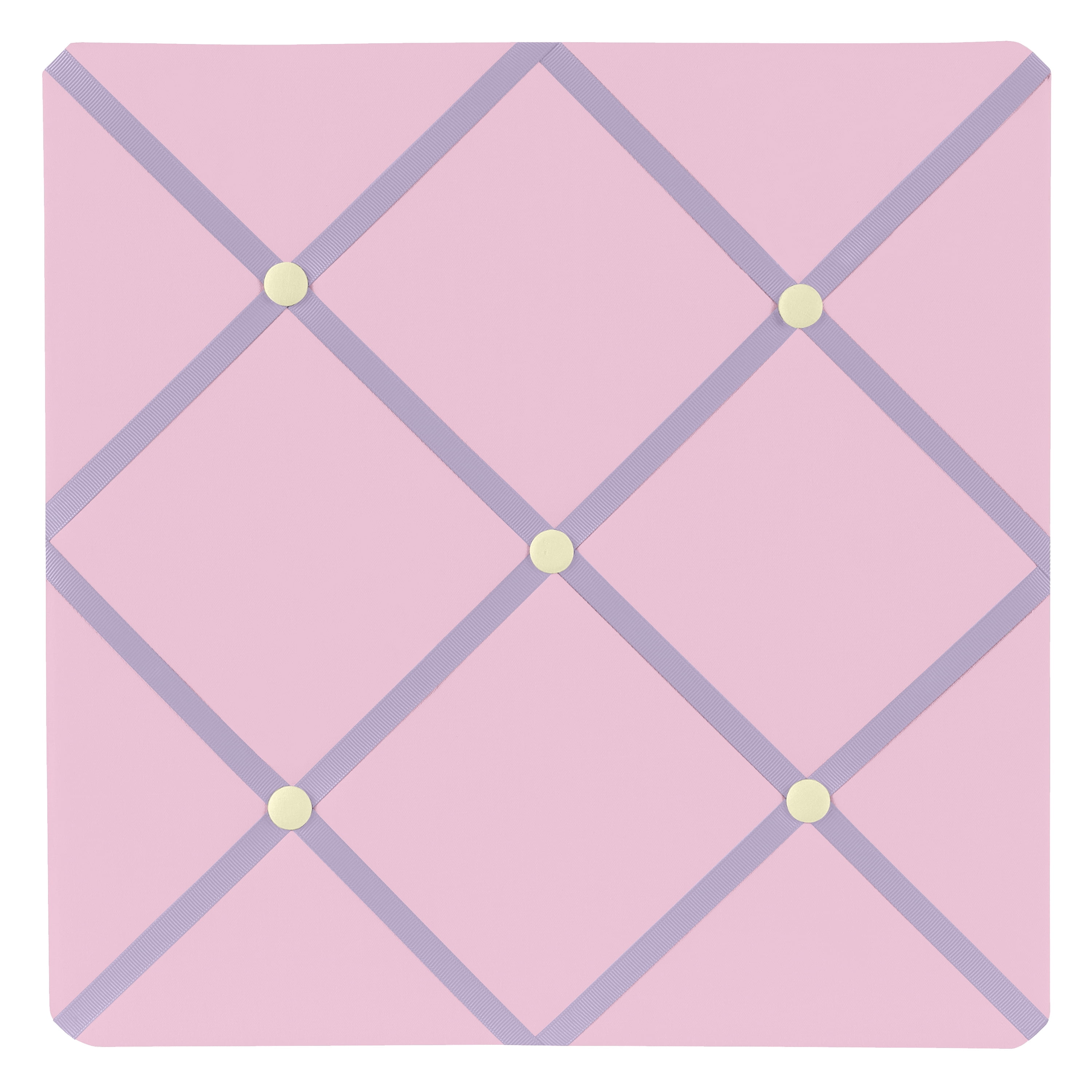 Lavender and Pink Butterfly Fabric Memo Board