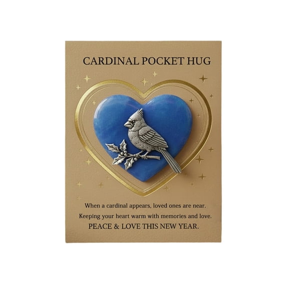 Butterfly Pocket Hug Keepsake, 2026 Year Inspirational Pocket Token with Message Card Small Decorative Gift for Friends Family Encouragement and Home Display