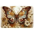 thumbnail image 1 of Butterfly Polyester Non-Slip Machine Washable Area Rugs for Office Floor, 1 of 6