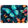 thumbnail image 1 of Butterfly Polyester Non-Slip Machine Washable Chair Mats Floor Mat Area Rug Set, 1 of 6