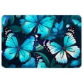 thumbnail image 1 of Butterfly Polyester Non-Slip Machine Washable Door Rug Game Mat Door Mats, 1 of 6