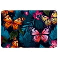thumbnail image 1 of Butterfly Polyester Non-Slip Machine Washable Floor Mat: Outdoor Carpet Floor Mats, 1 of 1