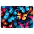 thumbnail image 1 of Butterfly Polyester Non-Slip Machine Washable Indoor Door Area Office Rug, 1 of 6
