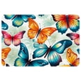 thumbnail image 1 of Butterfly Polyester Outdoor Carpet Office Mat Chair Mat Non-Slip Machine Washable, 1 of 6