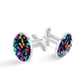 thumbnail image 1 of Butterfly Premium Stainless Steel Shirt Cufflink Set for Men - Ideal for Formal Attire and Special Events, 1 of 6