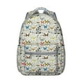 thumbnail image 1 of "Butterfly Print College Backpack - Spacious & Lightweight, Padded Laptop Compartment, Comfortable Straps, Trendy Floral Gift for Students", 1 of 6