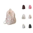 thumbnail image 1 of Butterfly Print Cute Backpack Simple Versatile School Backpack Bookbag with Small Makeup Pouch Preppy Style Campus Daypack for Daily Student & Travel Use, 1 of 10
