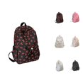 thumbnail image 1 of Butterfly Print Cute Backpack Simple Versatile School Backpack Bookbag with Small Makeup Pouch Preppy Style Campus Daypack for Daily Student & Travel Use, 1 of 6