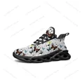 thumbnail image 1 of Butterfly Prints Flats Sneakers Mens Womens Sports Running High Quality Sneaker Lace Up Mesh Footwear Tailor-made Shoe Balck, 1 of 7