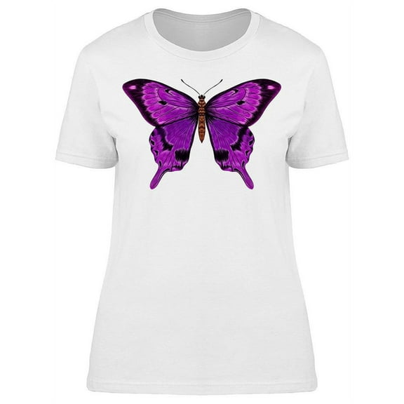 Butterfly Purple Morph Fabulous  T-Shirt Women -Image by Shutterstock, Female x-Large