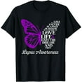 thumbnail image 1 of Butterfly Purple Systemic Lupus Erythematosus Awareness T-Shirt, 1 of 4