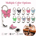 Butterfly Purse Hook for Table, Foldable Handbag Hanger for Women ...