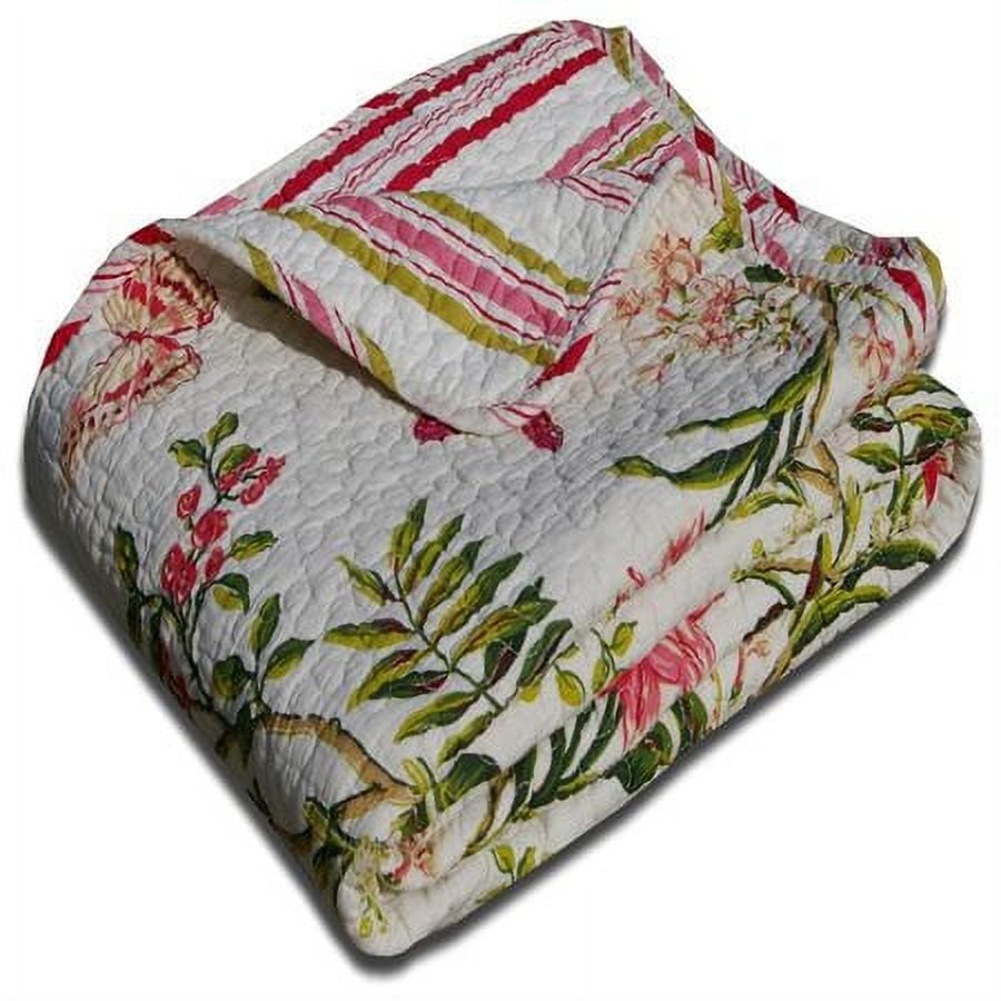 Butterfly Quilted Cotton Throw