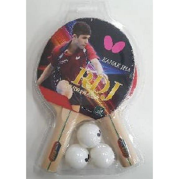 Butterfly RDJ 2-Player Table Tennis Racket & Ball Set
