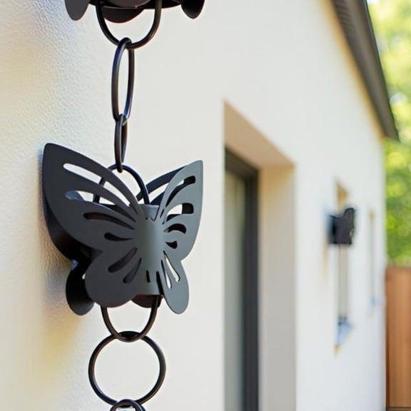 Butterfly Rain Chains for Gutters