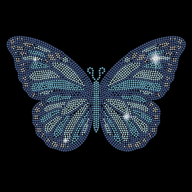 Glitter Butterfly Iron-On Transfer – DIY T-Shirt Decal For Costumes & HTV Crafts