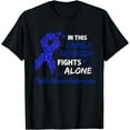 thumbnail image 1 of Butterfly Ribbon Nobody Fights Alone Child Abuse Awareness T-Shirt, 1 of 2