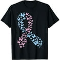 thumbnail image 1 of Butterfly Ribbon Pregnancy And Infant Loss Awareness Month T-Shirt, 1 of 4
