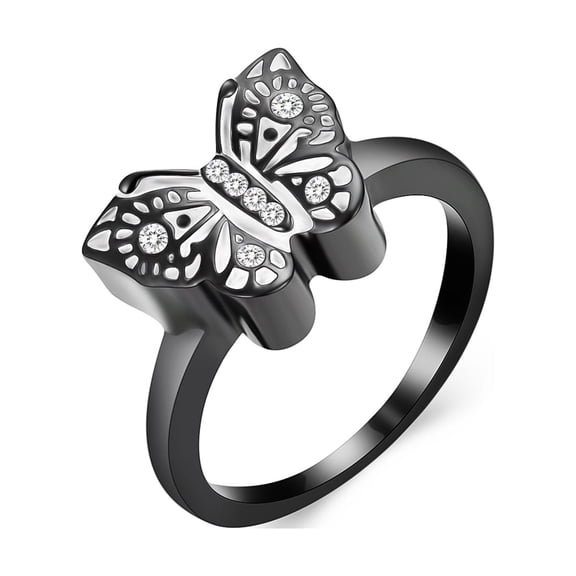 Butterfly Ring Cremation Jewelry for Ashes Keepsake Jewelry Urns Ring Memorial Jewelry Finger Ring