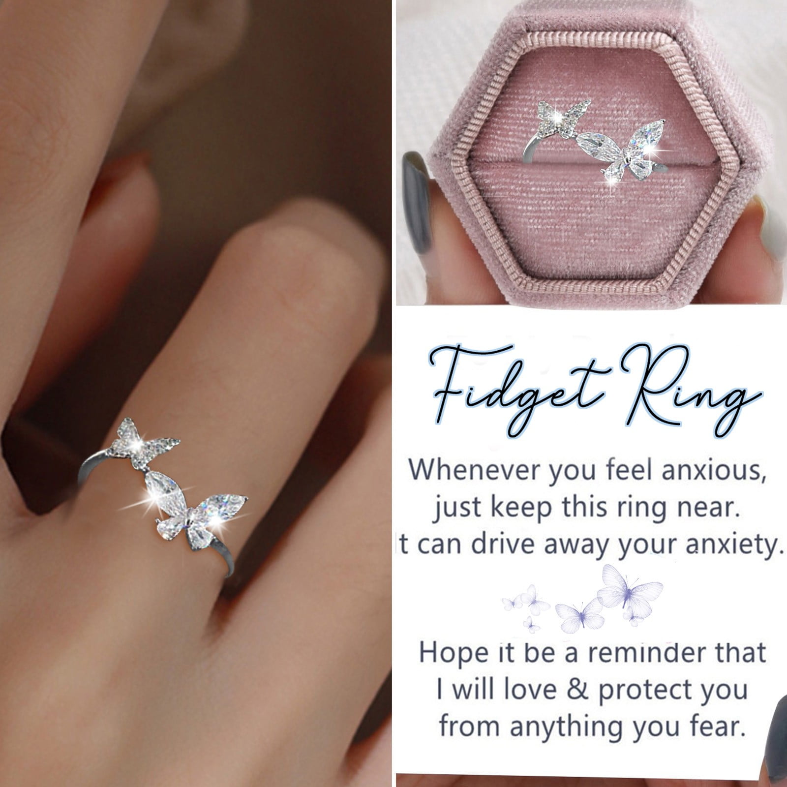 Kundan Stones,Double Oval Flower Design Jaadu Kundan Premium Quality  Adjustable Finger Ring Buy Online