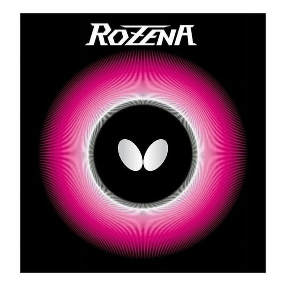Butterfly Rozena Table Tennis Rubber, 1.7 mm, Black