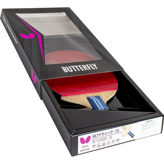 Butterfly SK7 Classic-CS Pro-Line Racket + Rozena + Racket Sheet