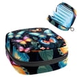 thumbnail image 1 of Butterfly Sanitary Napkin Pouch Bag with Plush Fabric, Sponge, and Oxford Cloth Material, 4.7x6.6x6.6 in, Ideal Travel Accessory for Feminine Hygiene Products., 1 of 6