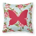 thumbnail image 1 of Butterfly Shabby Chic Fabric Decorative Pillow, 1 of 2