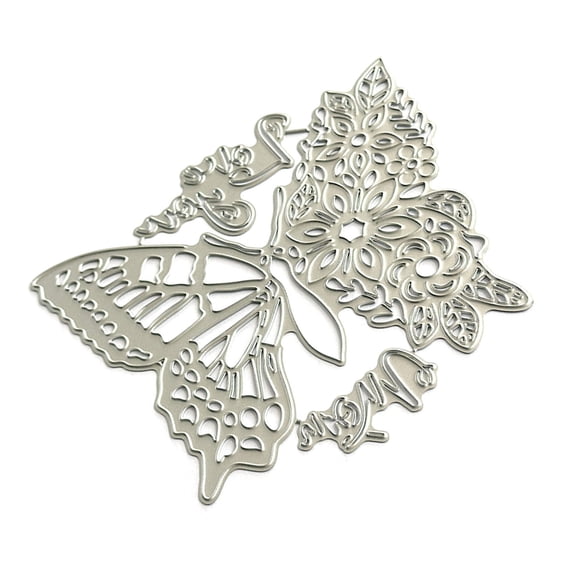 Butterfly Shape Cutting Dies Carbon Steel Die Cut Templates Decorative Embossing Paper Die for Card Making Scrapbooking