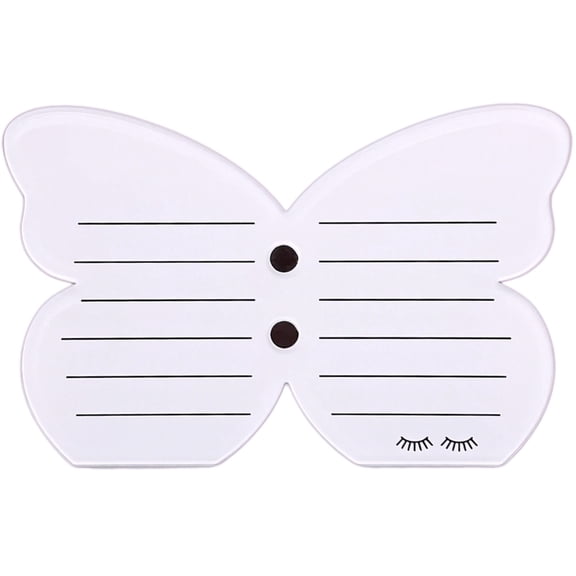 Butterfly Shape Eyelash Extension Stand Acrylic Eyelash Extension Holder Pallet Lash Pallet Make Up Tool for Salons