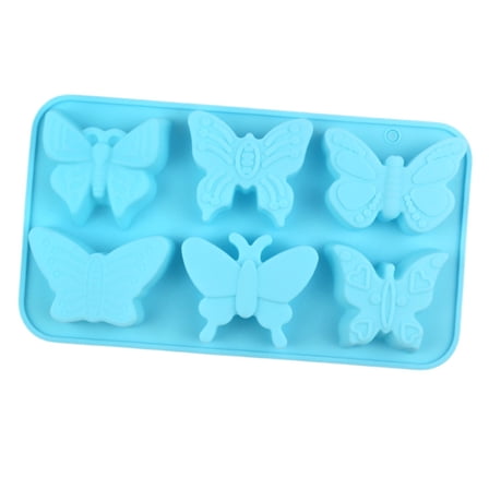Butterfly Shape Silicone Baking Molds 6 Piece Set For Craft Mousses Ice Creams Chocolate Dessert Making Sturdy Kitchen T
