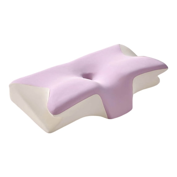 Butterfly-Shaped Memory Foam Neck Pillow, Contoured Support Cushion for Side Sleeping and Rest