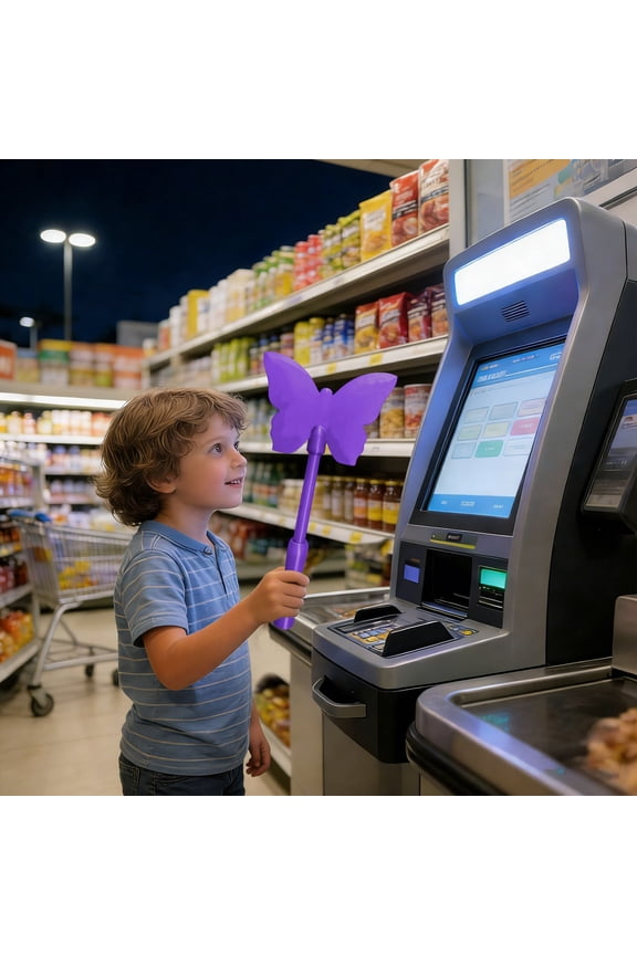 Butterfly Shaped Tap to Pay Device, Wearable Contactless Payment Pendant, NFC Card Wand for Wireless Payments, Elegant Digital Wallet Keychain for iPhone & Android, Unique Gift, Fashion Accessory