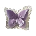 thumbnail image 1 of Butterfly Shaped Throw Pillow, Decorative Velvet Cushion for Sofa, Couch, Bed, Office Chair, Car Seat, Multi-Use Lumbar Support Pillow for Home Décor, 1 of 5