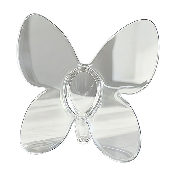 Butterfly Shaped Vase, Transparent Acrylic Photo Frame Flower Vase, Modern Art Desktop Decoration for Fresh or Artificial Flowers, Unique Home Decor Centerpiece, Gift for Housewarming Wedding