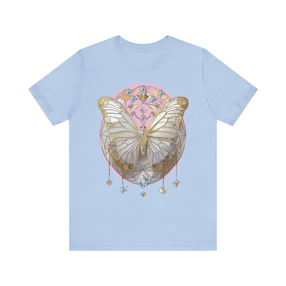 Butterfly Shirt, Shirt with Butterfly, Tee Shirt with Antique Butterfly