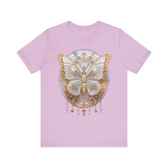 Butterfly Shirt, Shirt with Butterfly, Tee Shirt with Antique Butterfly