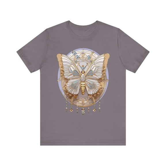 Butterfly Shirt, Shirt with Butterfly, Tee Shirt with Antique Butterfly