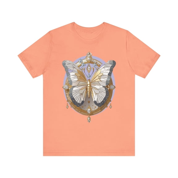 Butterfly Shirt, Shirt with Butterfly, Tee Shirt with Antique Butterfly